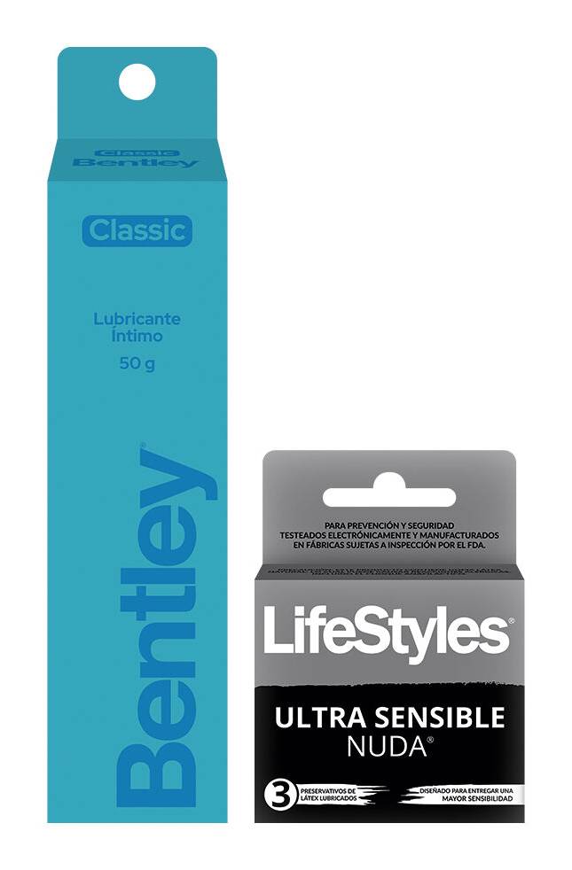 Pack Gel Lubricante Intimo Bentley Clasico BENTLEY
