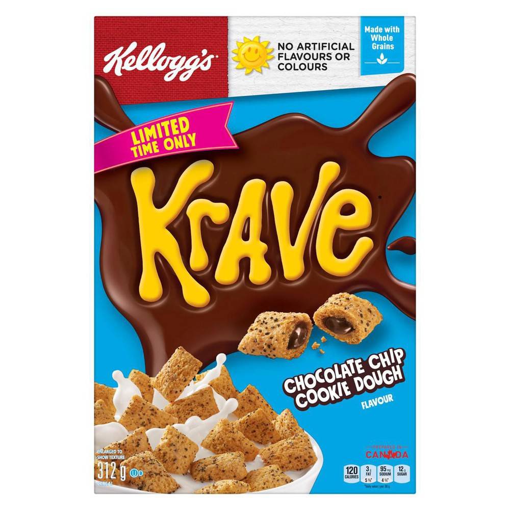 Krave Chocolate Chip Cookie Dough Cereal Delivery Near Me Order