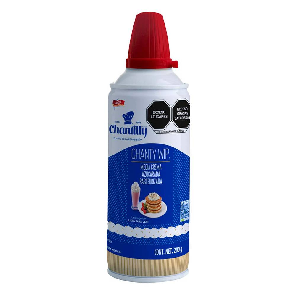 Chanty wip · Media crema azucarada tipo chantilly (200 g)