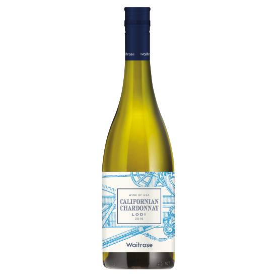 Waitrose & Partners Californian Chardonnay White Wine 2016 (750 ml)