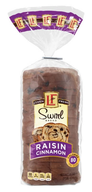 L'oven Fresh Cinnamon Raisin Bread
