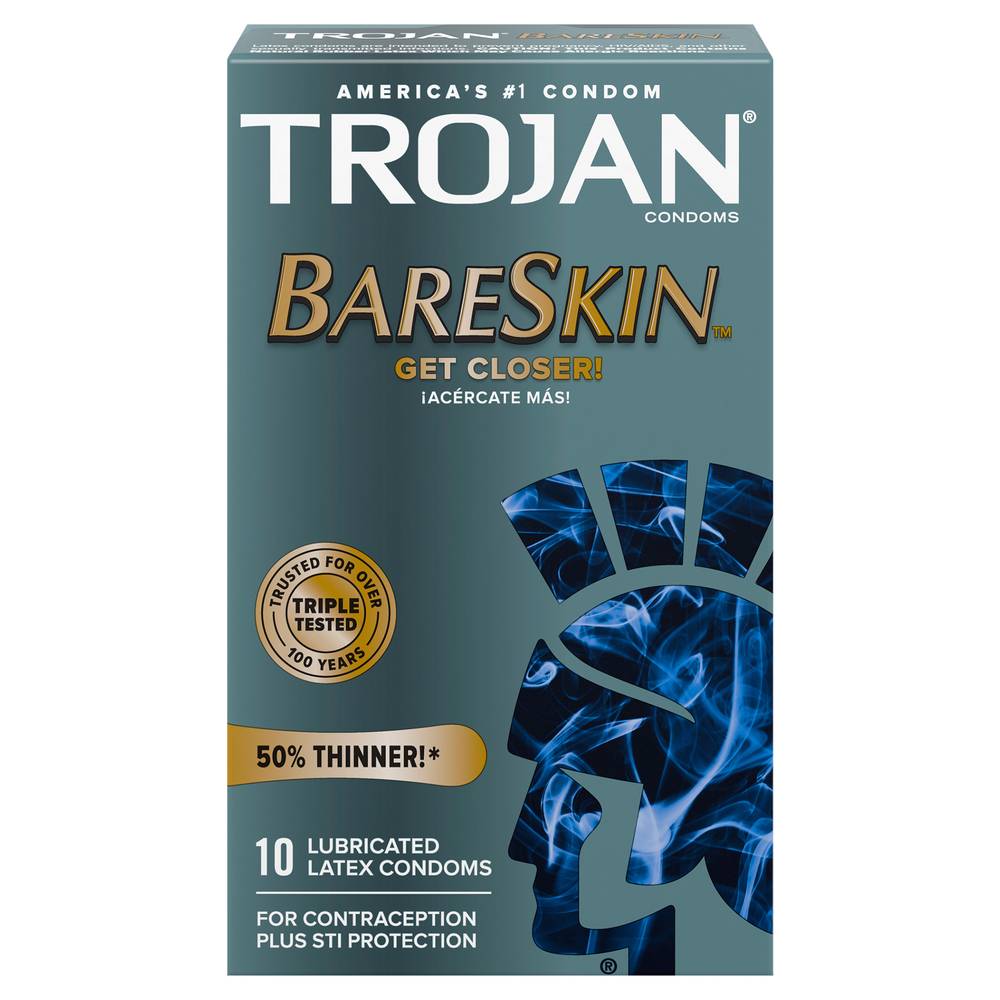 Trojan 40% Tiner Bareskin Condoms