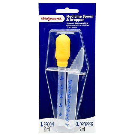 Walgreens Medicine Spoon & Dropper