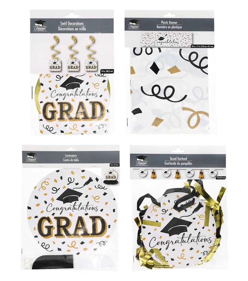 Seasonal Collection Graduation Party Décor, Assorted Styles, 1-ct.