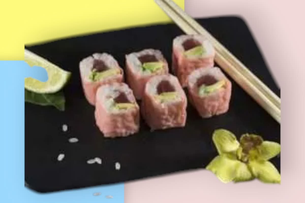 Pink Rolls Concombre Cheese