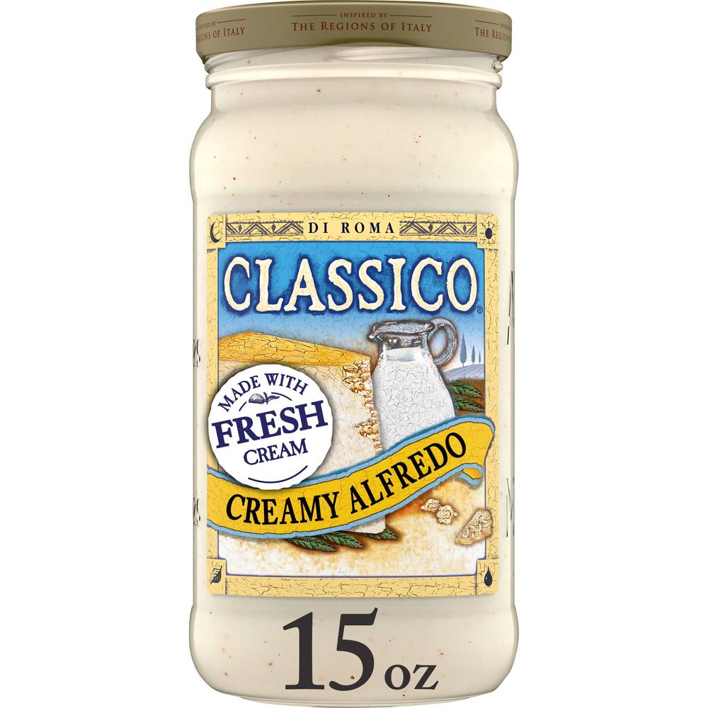 Classico Light Creamy Alfredo Pasta Sauce (15 oz)