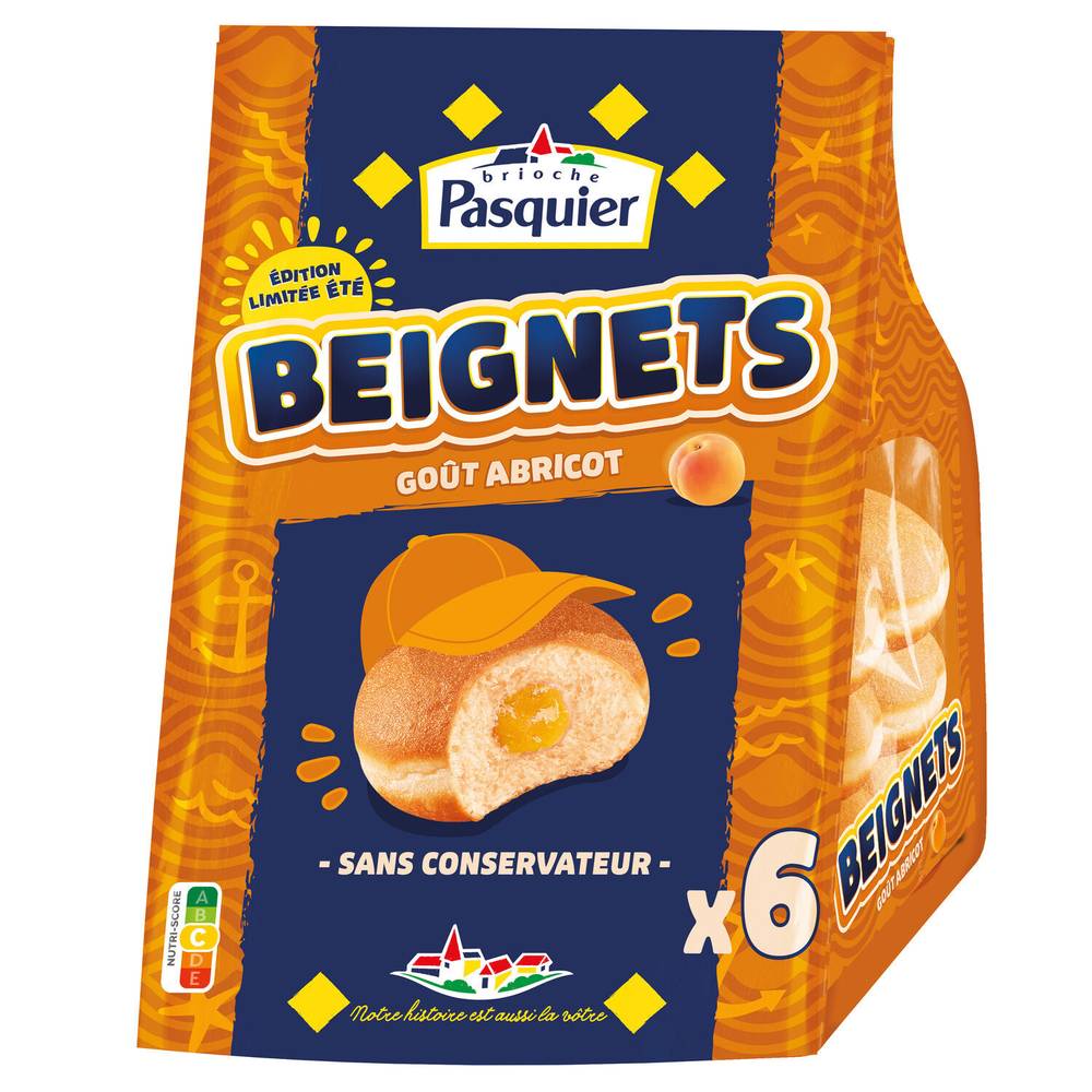 Brioche Pasquier - Beignets (6 unités) (abricot)