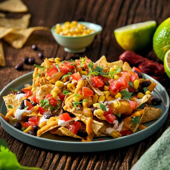 Loaded Nachos  / Nachos tout garnis