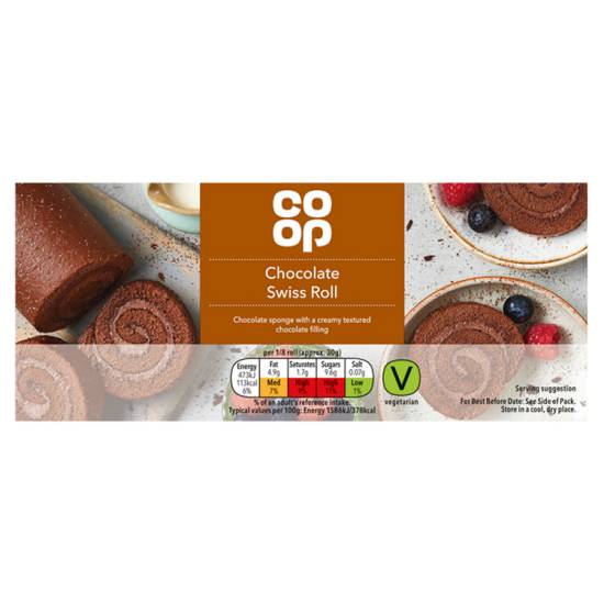 Co-Op Chocolate Swiss Roll