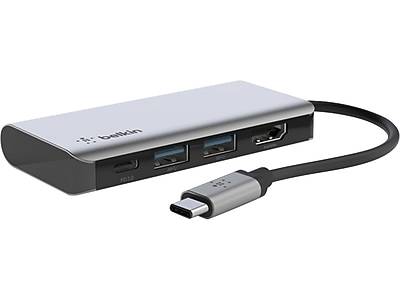 Belkin Usb-C To Multiport Video Adapter (gray-black)