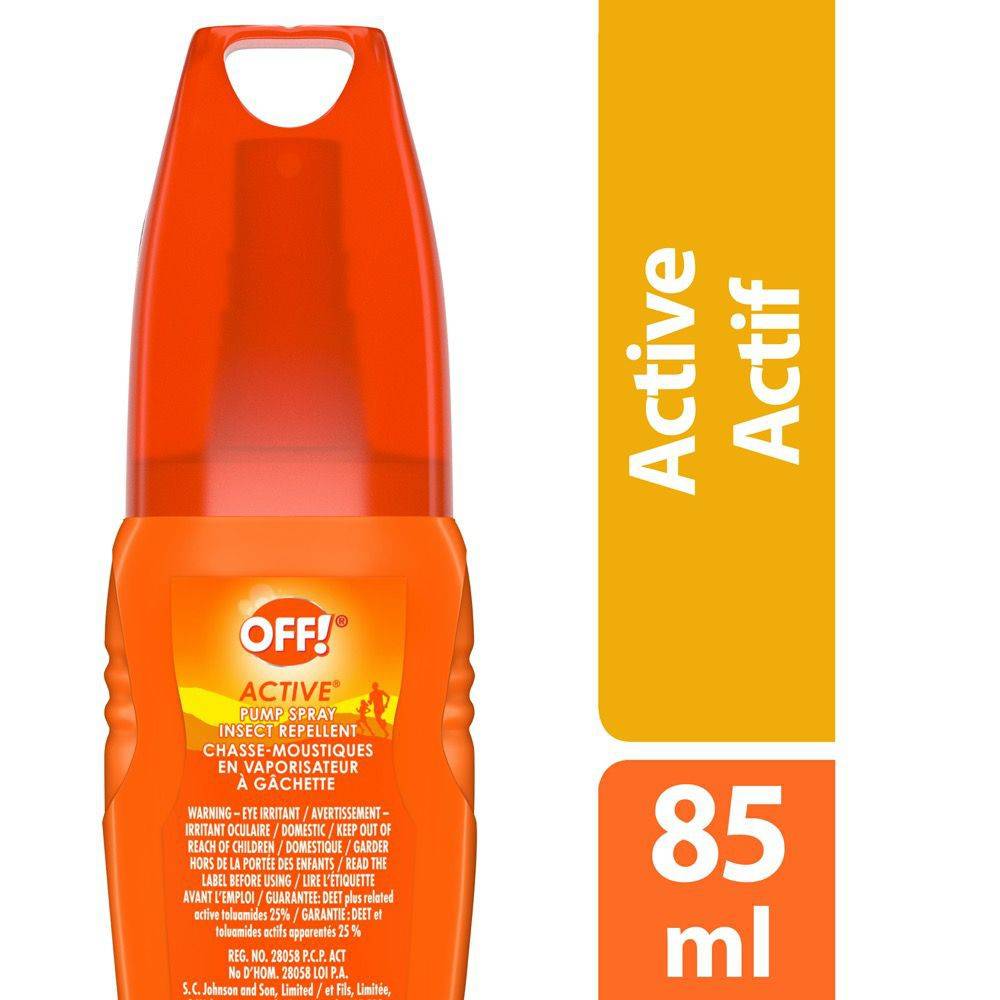 OFF! Active Insect Repellent Pump Spray (85 ml)