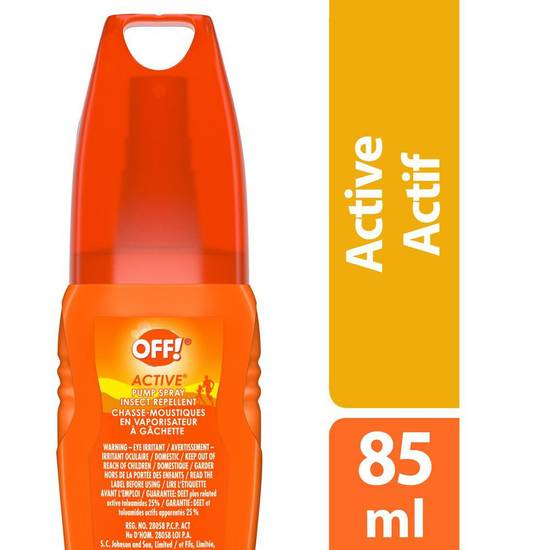 Off! Active Insect Repellent Pump Spray (85 ml)