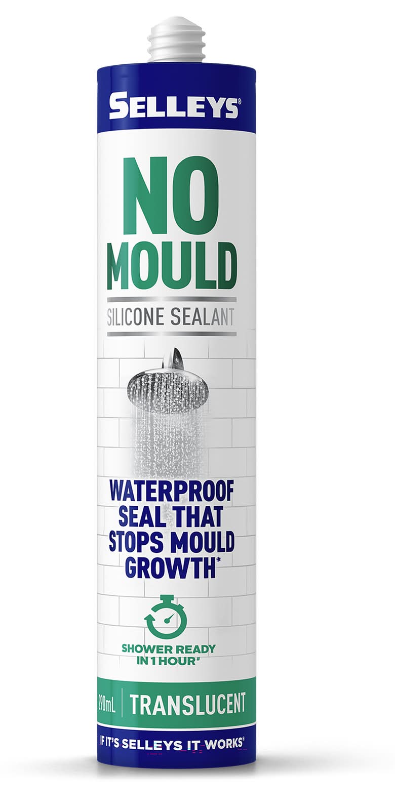 Selleys 290ml No Mould Resistant Silicone Sealant - Translucent