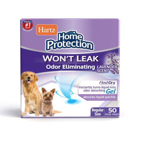 Hartz home protection coussinets de dressage éliminant les odeurs pour chiots et chiens