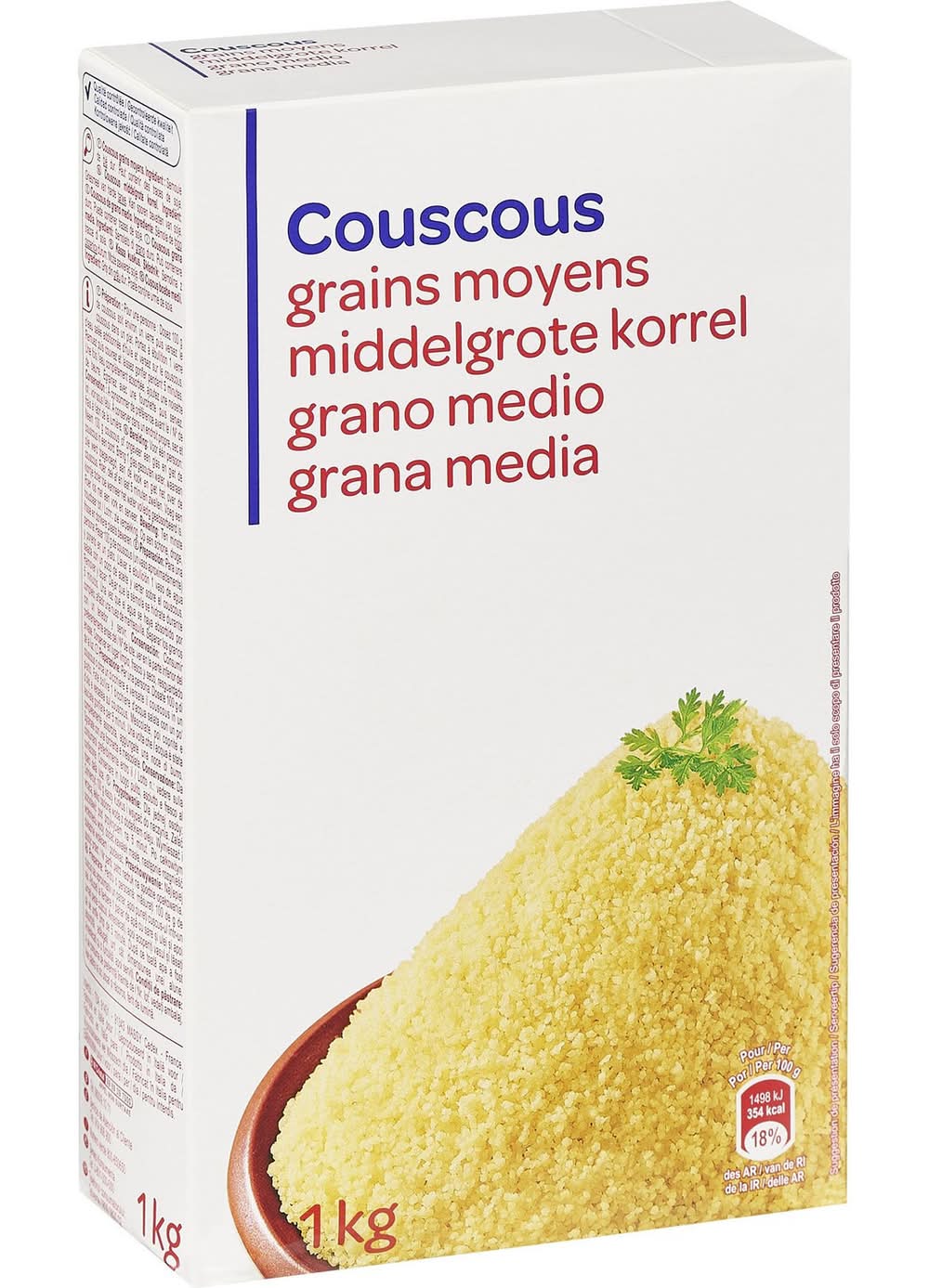 Carrefour - Couscous grains moyens (1kg)