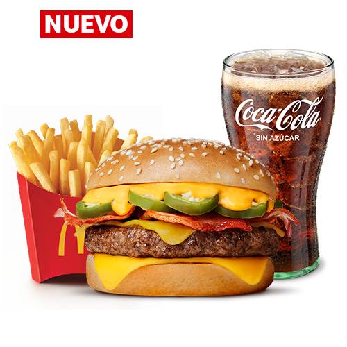 McCombo mediano Cuarto de Libra Jalapeño