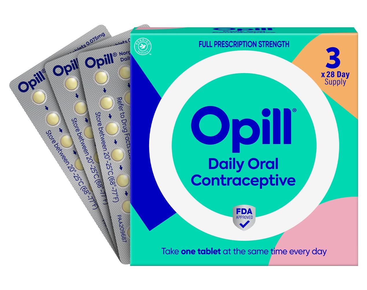 Opill Daily Oral Contraceptive Tablets (84 ct)