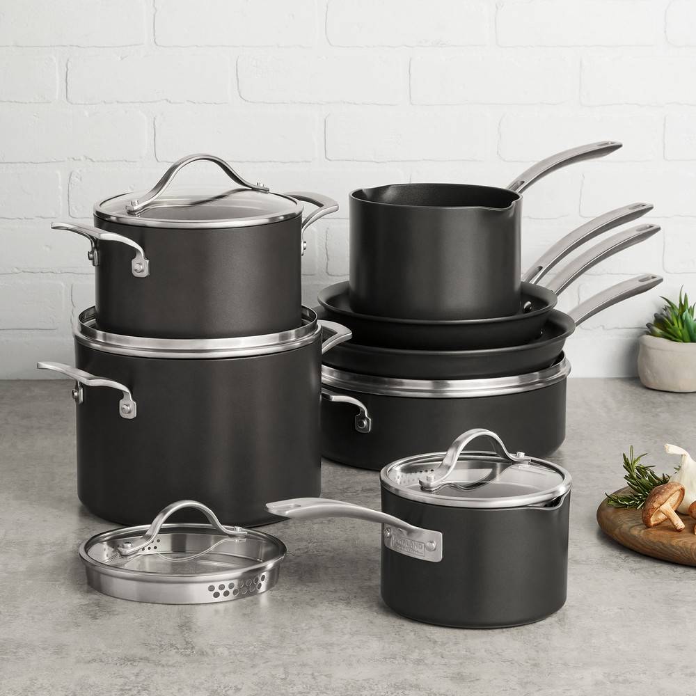 Kirkland Signature Hard Anodized Cookware Set (12 ct)