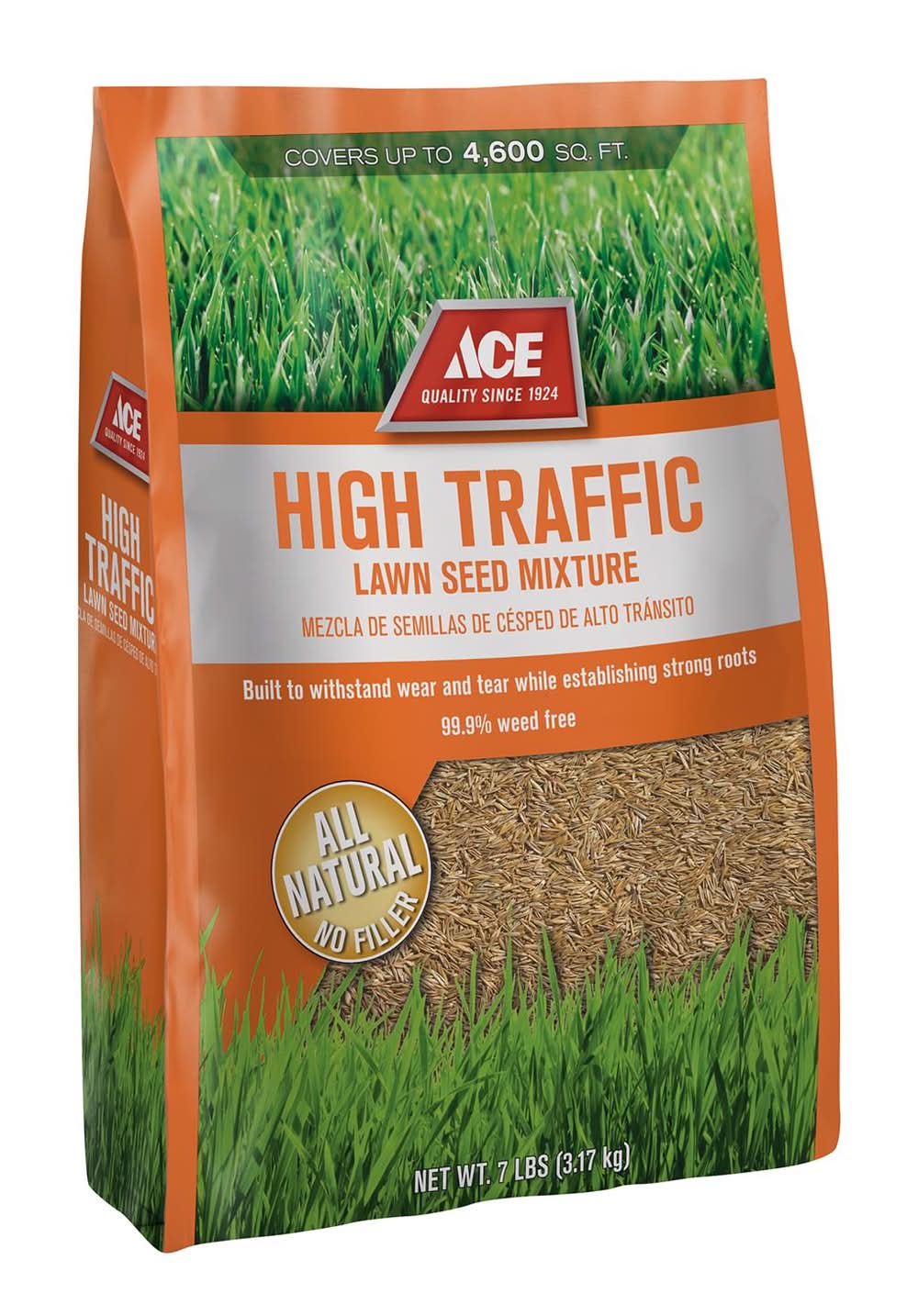 ACE High Traffic Sun Or Shade Grass Seed 7 Lb