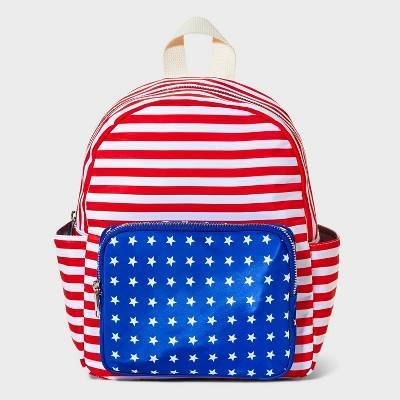 11.5" Mini Americana Backpack - Mad Love Red/Blue