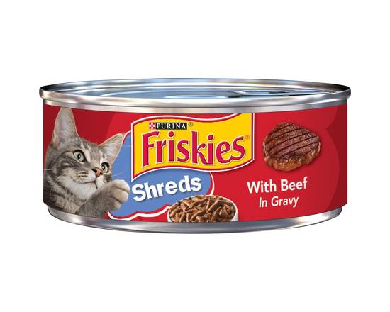 Friskies · Shreds with Beef in Gravy Cat Food (5.5 oz)