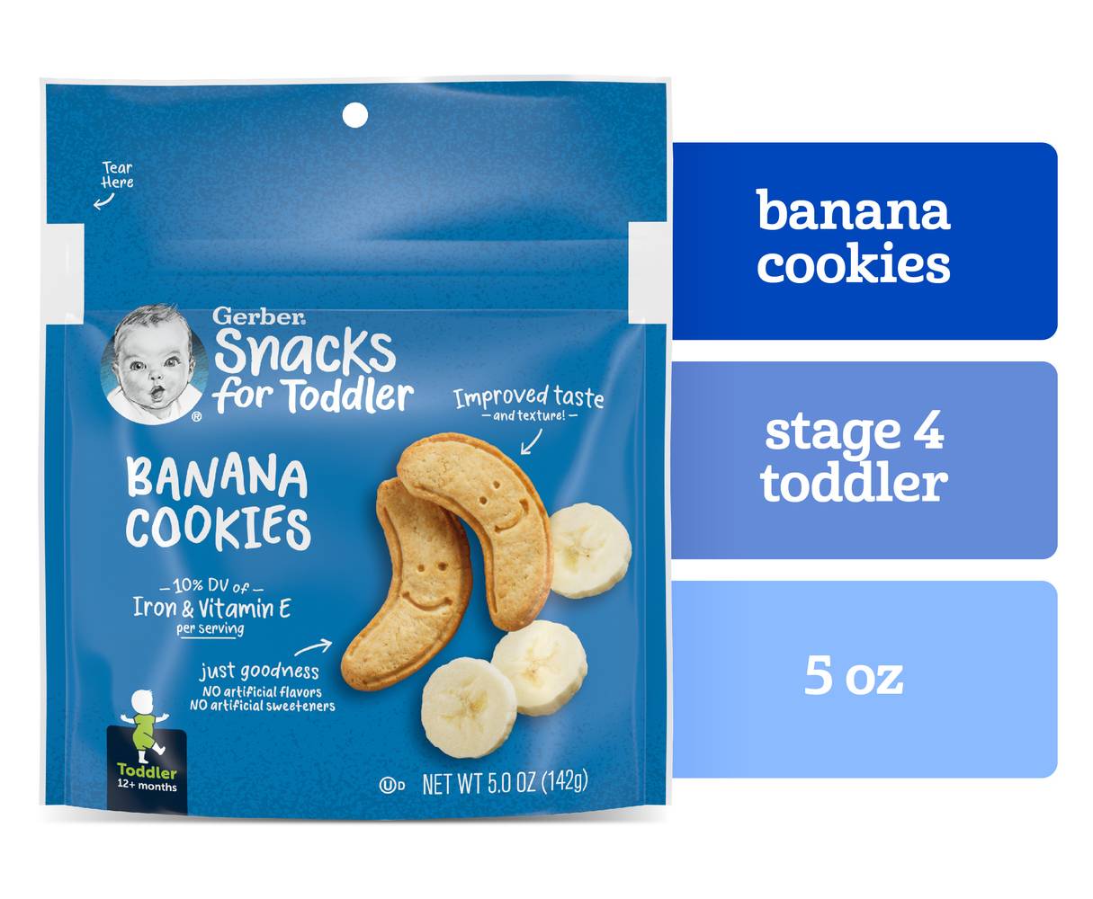 Gerber Toddler Snack Banana Cookies (5 oz)