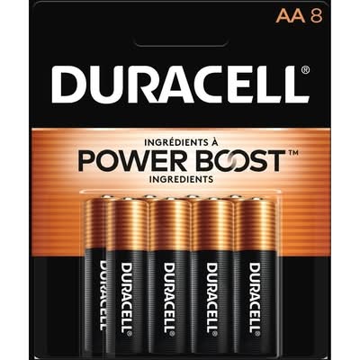 Duracell Power Boost Alkaline Aa Batteries (8 ct)