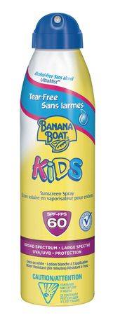 Banana Boat Kids Tear Free Sunscreen Spray Spf 60 (180 g)