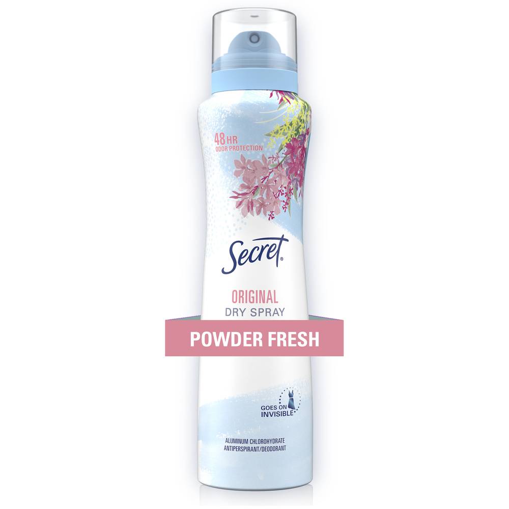 Secret Dry Spray Antiperspirant Deodorant( Powder Fresh )