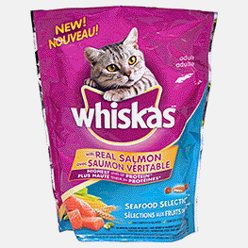 Whiskas nourriture pour chats sélections aux fruits de mer avec saumon véritable