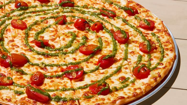 Pesto Margherita Pizza