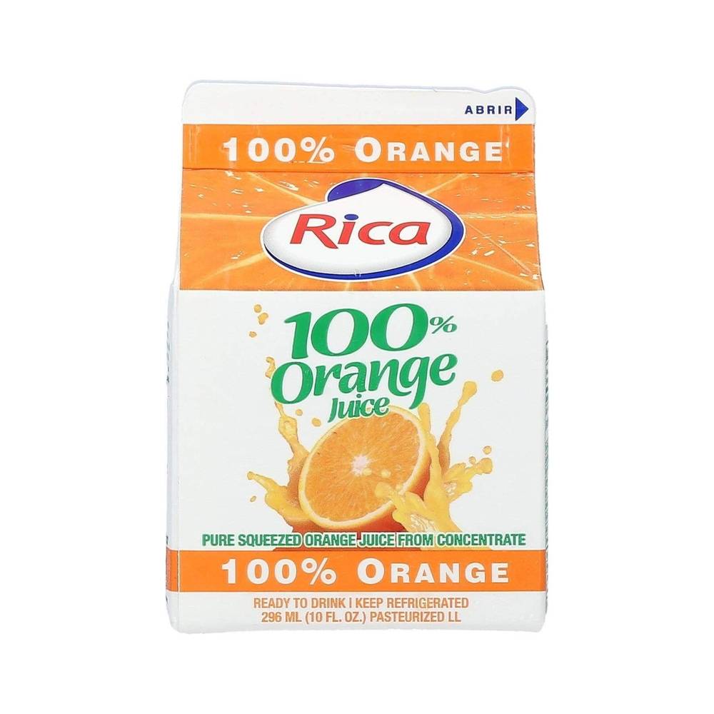 Jugo De Naranja 100% Rica 296ml