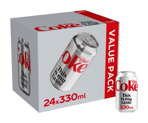 Diet Coke Soda Value pack (24 x 330ml)