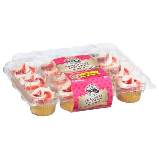 Two-Bite Strawberry Shortcake Cupcakes (10 oz)