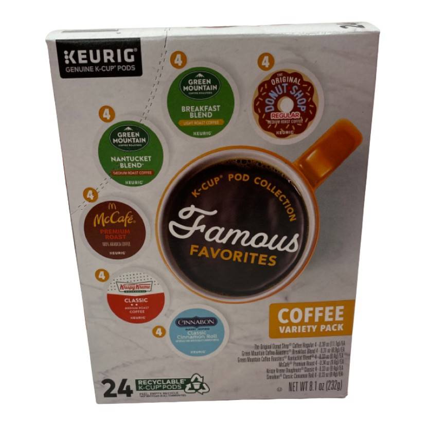 Keurig K-Cup Pod Collection Medium Roast Coffee (24 x 8.1 fl oz)