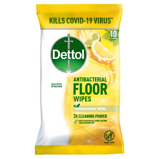 Dettol Antibacterial Citrus Floor Wipes