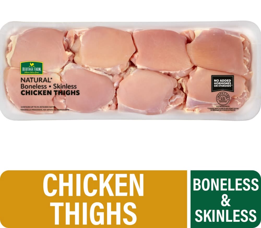 Heritage Farm® Boneless Skinless Chicken Thighs