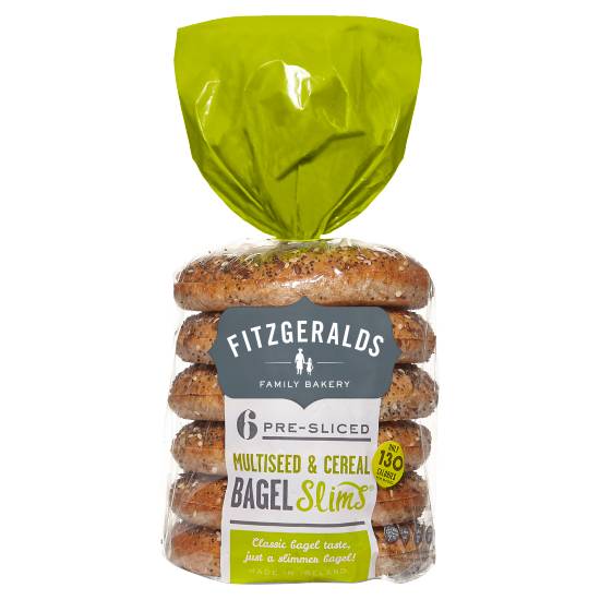 Fitzgeralds Family Bakery Multiseed & Cereal Bagel Slims