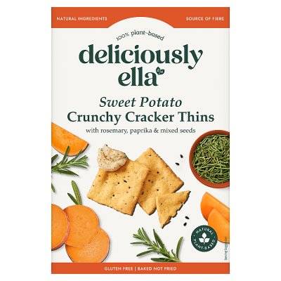 Deliciously Ella Crunchy Cracker Thins (sweet potato)