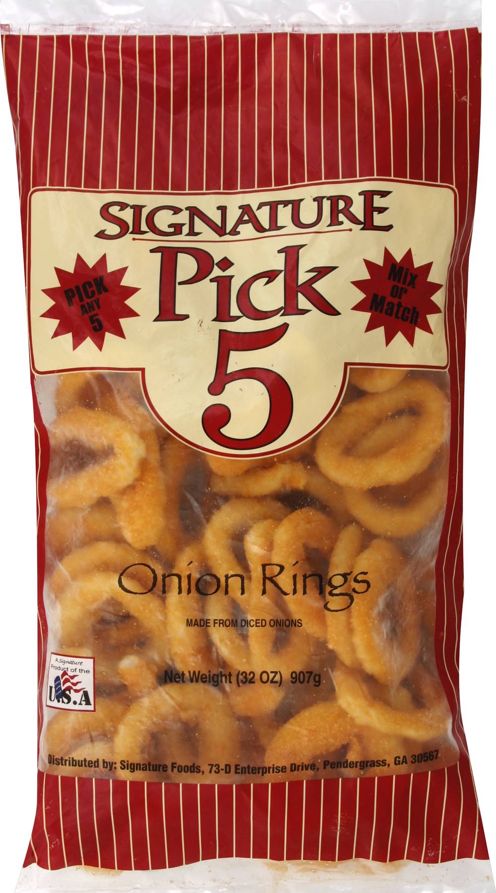 Signature Pick 5 Onion Rings (2 lbs)