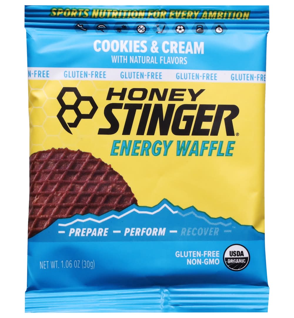 Honey Stinger Organic Gluten Free Cookies and Cream Waffle (1.6 oz)