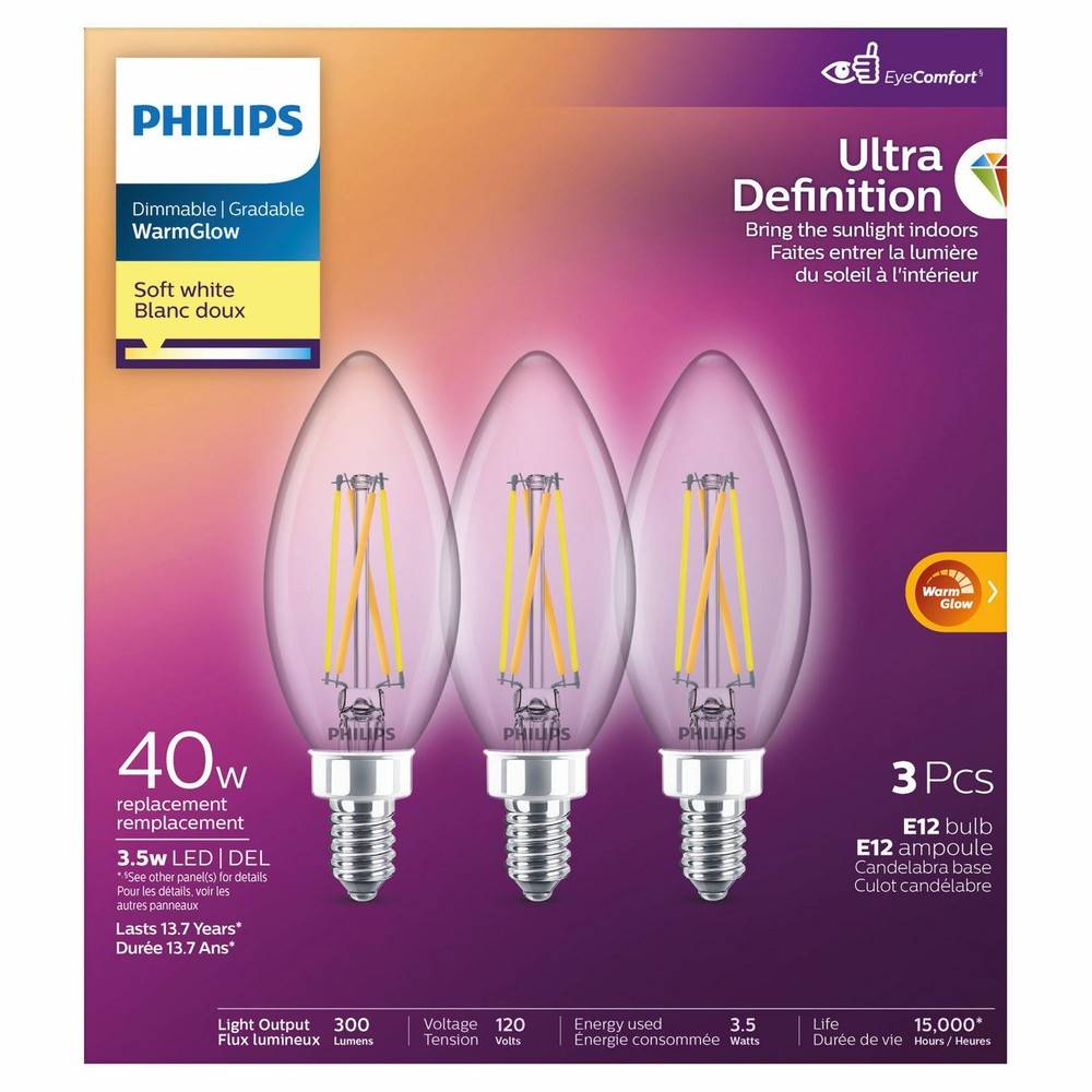 Phillips Led Ultra Definition Chandelier Soft White 40w Delivery Near