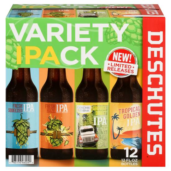 Deschutes Brewery Ipa Beer Variety pack (12 ct, 12 fl oz)
