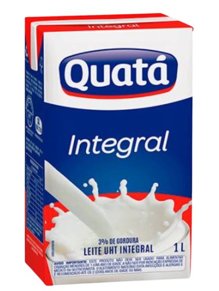 Quatá leite integral uht (1 l)