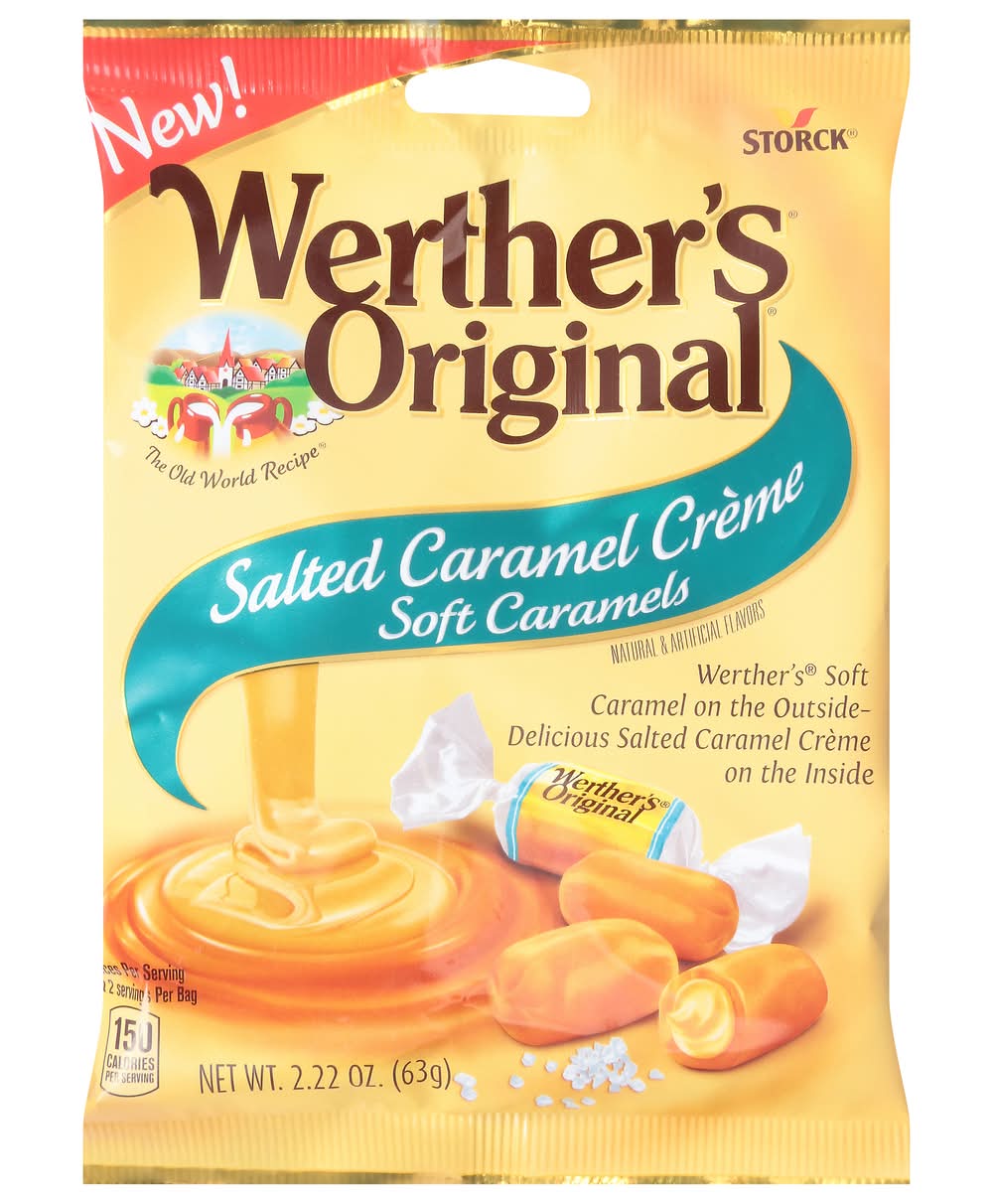 Storck Werther’s Original Salted Cream Soft Caramels (2.22 oz)
