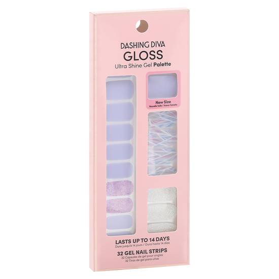 Dashing Diva Gloss Gleam Queen Gel Nail Strips (32 ct)