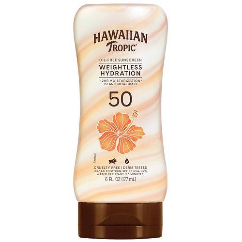 Hawaiian Tropic Lotion Sunscreen SPF 50 - 6.0 fl oz