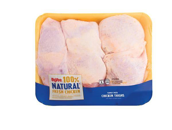 Hy-Vee 100% Natural Chicken Thighs Value pack