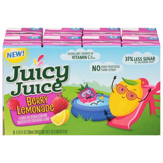 Juicy Juice Berry Lemonade Juice Boxes (8 x 6.8 fl oz)