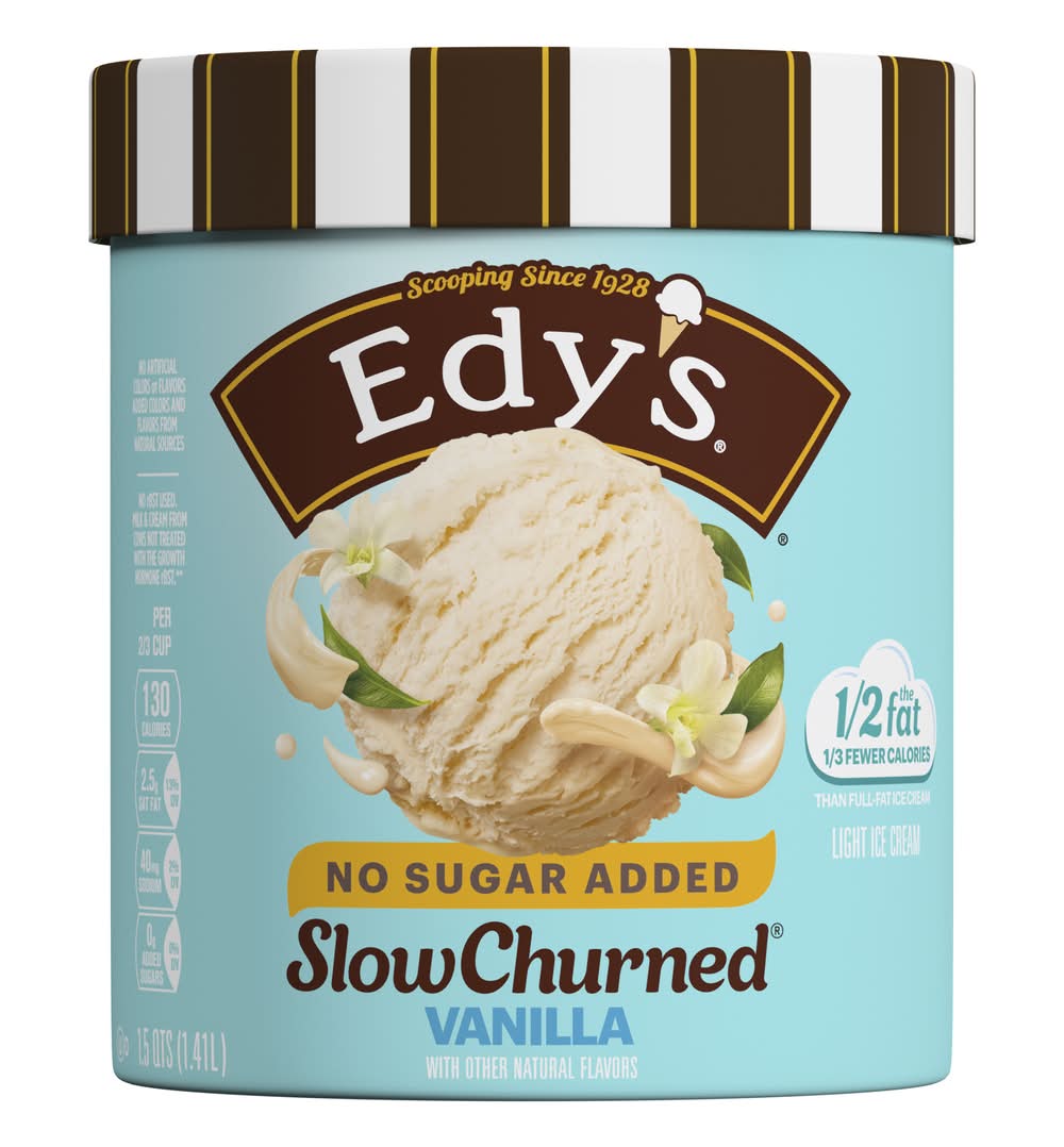 Edy's Nestlé Slow Churned Vanilla Light Ice Cream (1.5 qt)